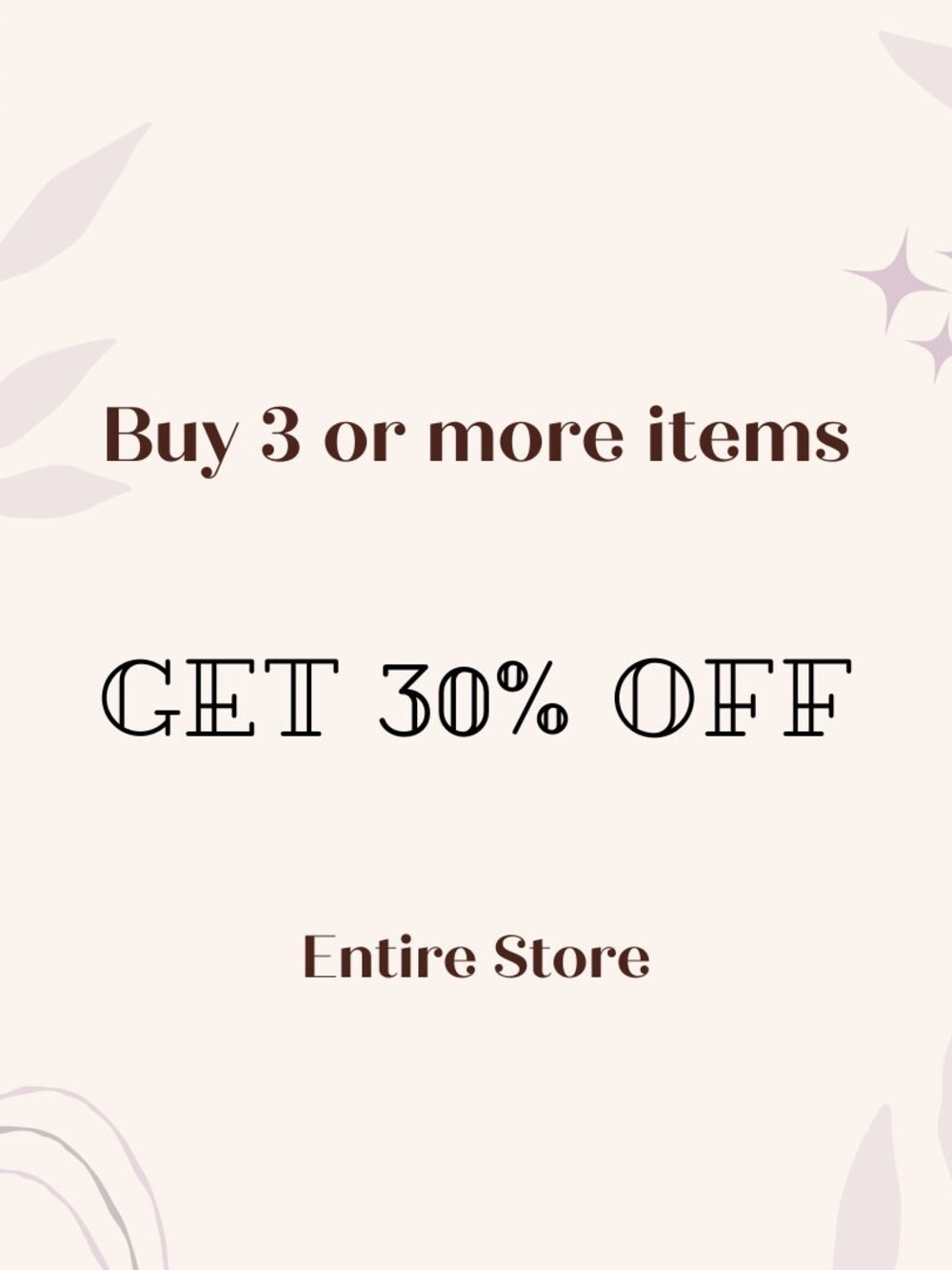 Buy 3 or more get 30% off bundle!